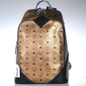 MCM Duke Visetos Large Backpack